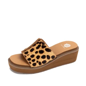 Women Yellow Box Slides>Alley Wedge Slide