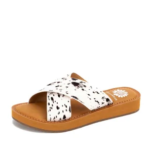 Women Yellow Box Slides>Ansila