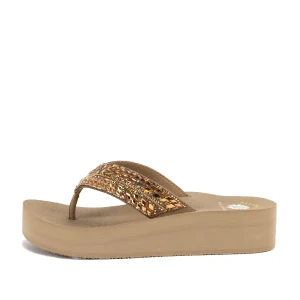 Women Yellow Box Flip Flops>Brandy Flatform Sandal