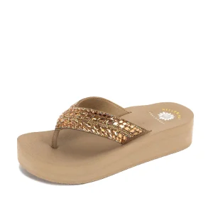 Women Yellow Box Flip Flops>Brandy Flatform Sandal
