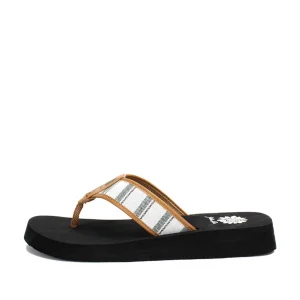 Women Yellow Box Flip Flops>Fortify