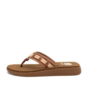 Women Yellow Box Flip Flops>Gramedia Sandal