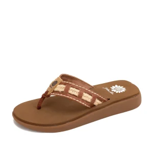 Women Yellow Box Flip Flops>Gramedia Sandal