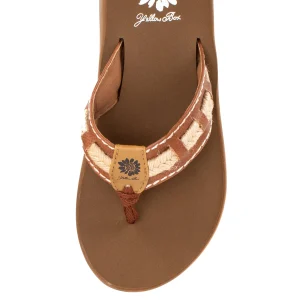 Women Yellow Box Flip Flops>Gramedia Sandal