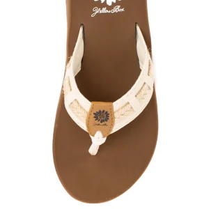 Women Yellow Box Flip Flops>Gramedia Sandal