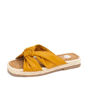Women Yellow Box Sandals>Ileen