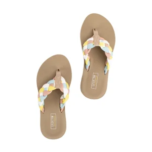 Women Yellow Box Flip Flops>Rohini Flip Flop