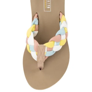 Women Yellow Box Flip Flops>Rohini Flip Flop